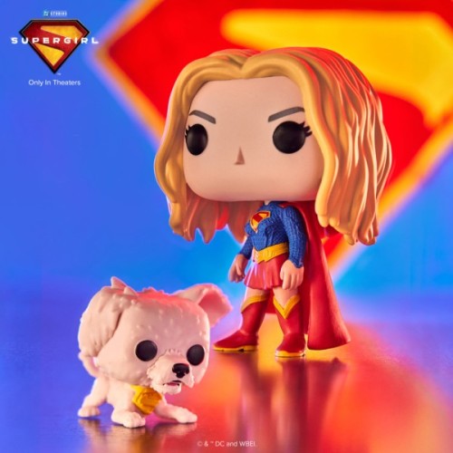 Фігурка Funko Pop набір серії Суперґьорл - Суперґьорл і Крипто Суперпес (90801)