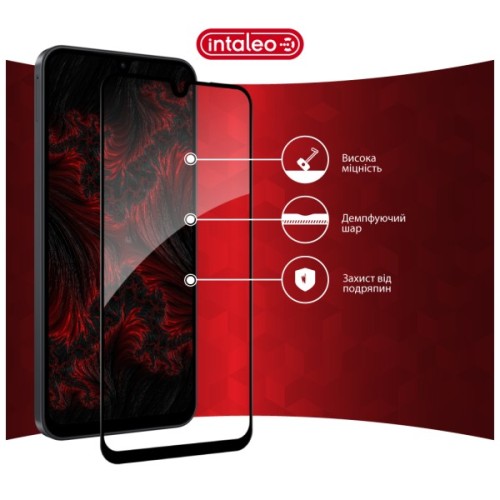 Скло захисне Intaleo Full Glue ESD Samsung A17 Black (1283126624360)