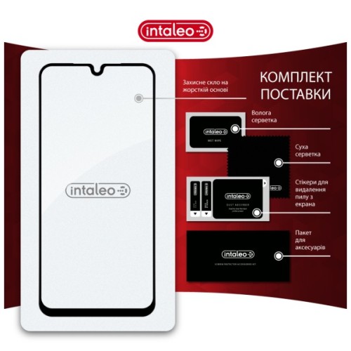 Скло захисне Intaleo Full Glue ESD Samsung A17 Black (1283126624360)