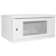 Шафа настінна Ipcom 6U, 600*450, перфоровані дверцята, RAL7035 (СН-6U-060х045-ДП-7035)