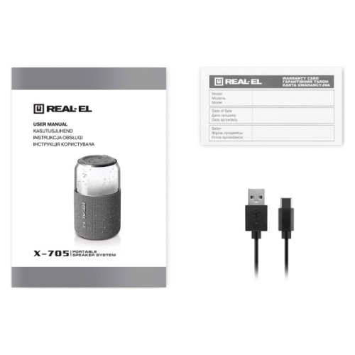Акустична система REAL-EL X-705 Black (EL121600024)
