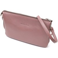 Сумка Grande Pelle З натуральної шкіри Пудрова (11634)