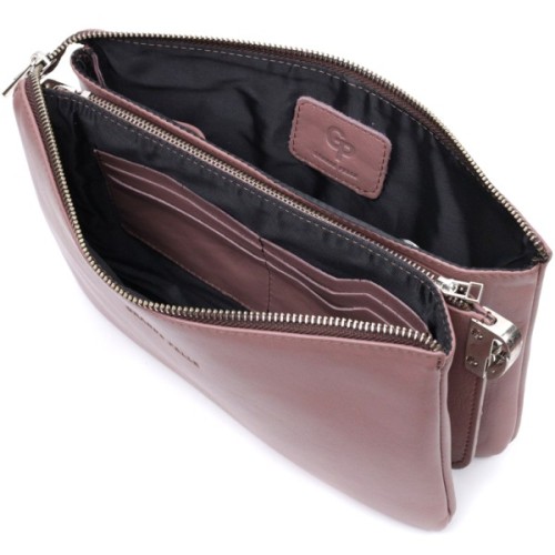 Сумка Grande Pelle З натуральної шкіри Пудрова (11634)