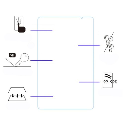 Скло захисне BeCover Teclast Tab P25T/P26T 10.1" (710042)