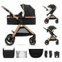 Коляска Kinderkraft 2 в 1 Esme Black (KSESME00BLK2000) (5902533929665)