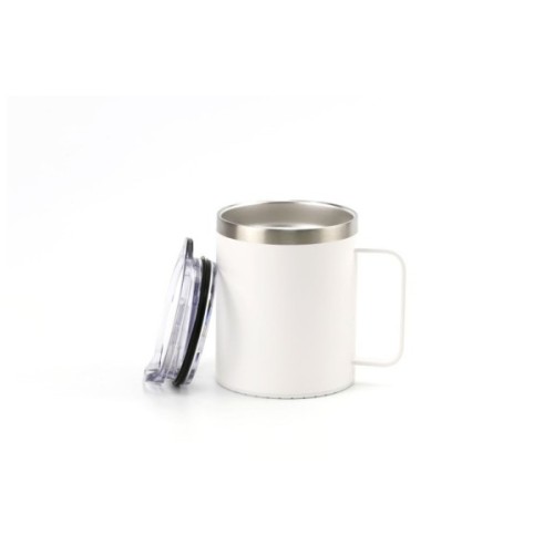 Термокружка TheGeneral з підігрівом та бездротовою зарядкою ThermoHub 15W з LED індикатором біла (40021321-08)