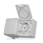 Вимикач Videx BINERA IP65 зовнішня 1ая із заземленням (VF-BNW3-G)