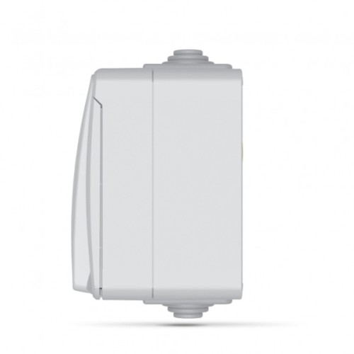 Вимикач Videx BINERA IP65 зовнішня 1ая із заземленням (VF-BNW3-G)