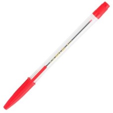 Ручка кулькова Buromax non-retractable JOBMAX Corvina, red (BM.8117-03)