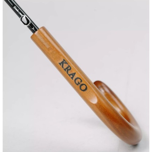 Парасоля Krago Wooden Black з дерев'яною ручкою J (umb-1-001)