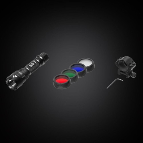 Ліхтар Mactronic тактичний Black Eye 650 (650 Lm) Recharg Type-C Gun Mount RGB Kit (L-MX532L-RC/SET3) (DAS303694)