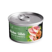 Консерви для котів Savory філе курки з креветками в желе 70 г (4820261920994)