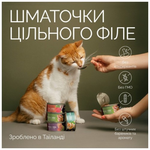 Консерви для котів Savory філе курки з креветками в желе 70 г (4820261920994)