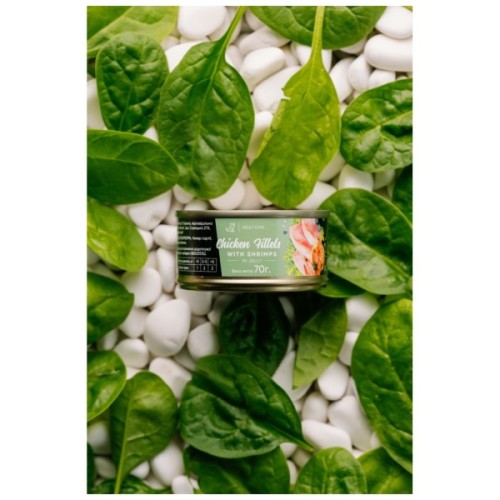 Консерви для котів Savory філе курки з креветками в желе 70 г (4820261920994)