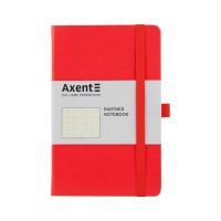 Книга записна Axent Partner 125х195 мм в точку 96 аркушів Червона (8306-05-A)