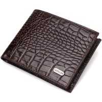 Портмоне Canpellini З натуральної шкіри Коричневе (21870)