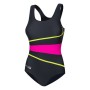 Купальник Aqua Speed Stella 352-331 сірий, рожевий, лайм 38 (5908217668899)