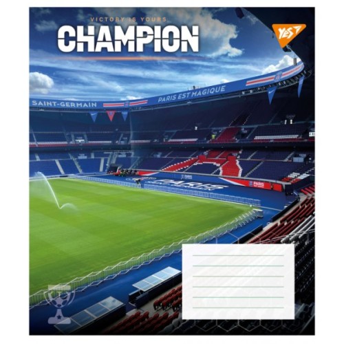 Зошит Yes Champion А5 36 аркушів клітинка (767825)