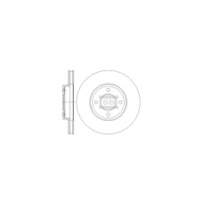 Гальмівний диск HI-Q SD4235