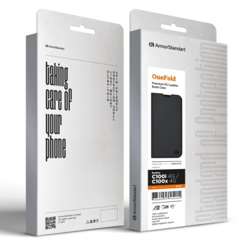 Чохол до мобільного телефона Armorstandart OneFold Case Realme C100i 4G / C100x 4G Black (ARM92270)