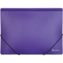 Папка на резинках Optima А4 двоколірна, фіолетова (O30698-12)