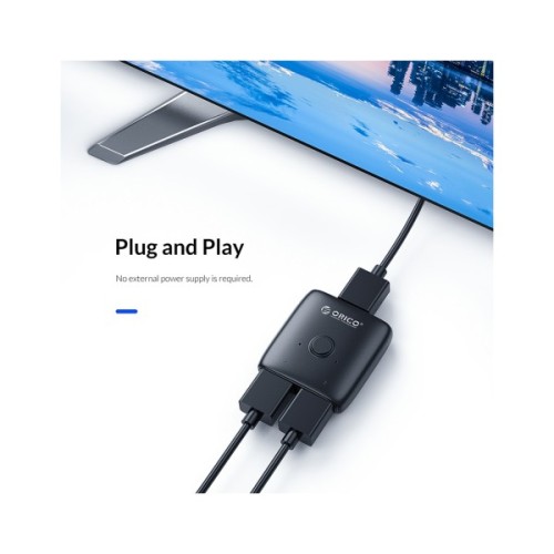 Розгалужувач Orico HDMI 2.0 1x2, 4K (CA913510)