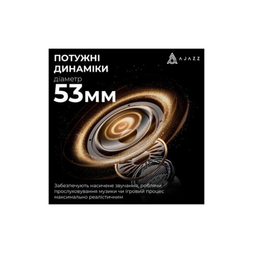Навушники Ajazz AHM08 MAX 3-Mode Black (AHM08-MAX-BGY)