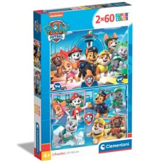 Пазл Clementoni 2 в 1 Paw Patrol, 2 по 60 елементів (21617)