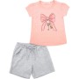Набір дитячого одягу Breeze з бантиком (20998-104G-peach)