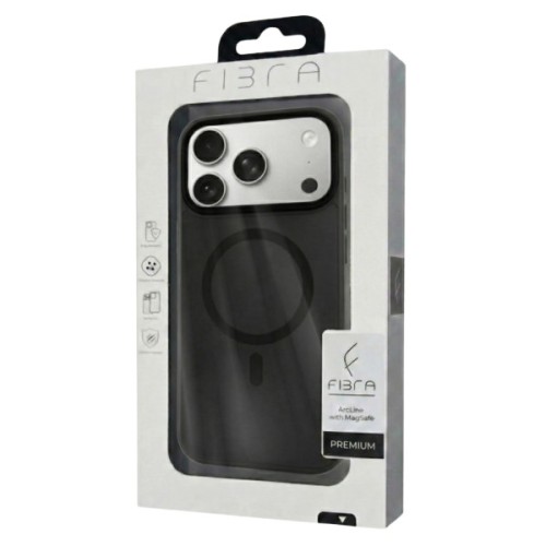 Чохол до мобільного телефона BeCover FIBRA ArcLine MagSafe Apple iPhone 17 Pro Black (715381)