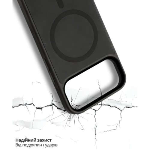 Чохол до мобільного телефона BeCover FIBRA ArcLine MagSafe Apple iPhone 17 Pro Black (715381)