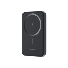 Батарея універсальна Choetech Magnetic Wireless 5000mAh, 20W, PD, Qi-15W, Black (B709-CCBK)