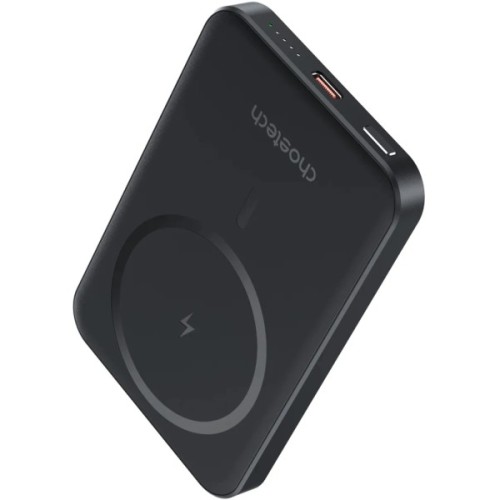 Батарея універсальна Choetech Magnetic Wireless 5000mAh, 20W, PD, Qi-15W, Black (B709-CCBK)
