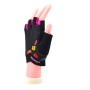 Рукавички для фітнесу MadMax MFG-770 Flower Power Gloves Black/Pink XS (MFG-770_XS)