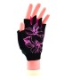 Рукавички для фітнесу MadMax MFG-770 Flower Power Gloves Black/Pink XS (MFG-770_XS)