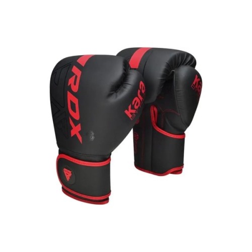 Боксерські рукавички RDX F6 Kara Matte Red 8 унцій (BGR-F6MR-8OZ)