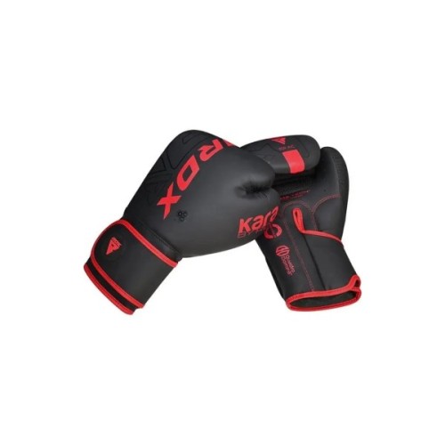 Боксерські рукавички RDX F6 Kara Matte Red 8 унцій (BGR-F6MR-8OZ)