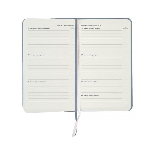 Тижневик Axent датований 2026 Pocket Strong 90х150, сірий (8508-26-62-A)