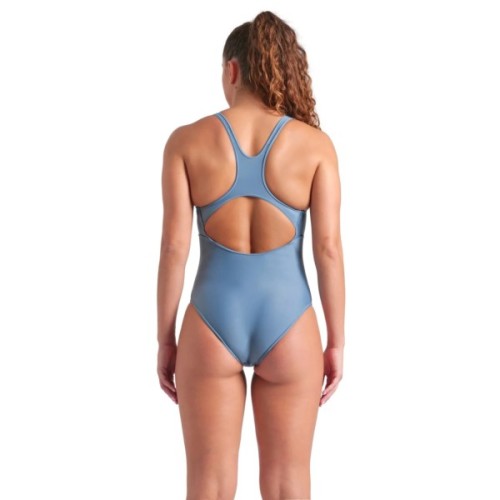 Купальник Arena Solid Swimsuit Control Pro Bac 005910-550 Сірий 44 (3468337486114)