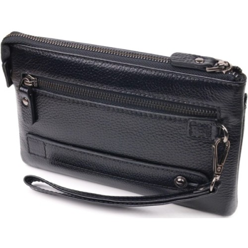 Сумка Canpellini З натуральної шкіри Чорна (21546)