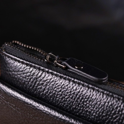 Сумка Canpellini З натуральної шкіри Чорна (21546)