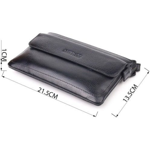 Сумка Canpellini З натуральної шкіри Чорна (21546)