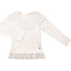 Кофта дитяча Breeze з мереживом (11179-152G-beige)