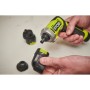 Викрутка акумуляторна Ryobi RSD4-120T 4В, USB, Lithium, 1х2Ah, 5Нм, 200об/хв, кейс, 10 насадок (5133006210)