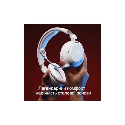 Навушники HyperX Cloud Flight 2 Wireless White (B5VC5AA)