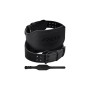 Атлетичний пояс RDX 6 шкіряний Full Black S (WBS-6FB-S)