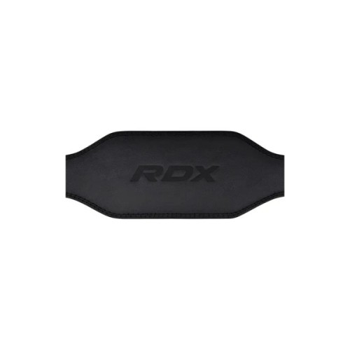 Атлетичний пояс RDX 6 шкіряний Full Black S (WBS-6FB-S)