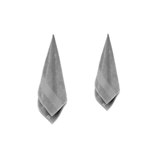 Рушник Ardesto набір махрових Lotus 2 шт 50х90 см індіго, 70х140см, 100% бавовна, сірий (ART2357SG)