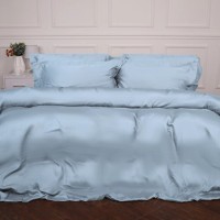 Постільна білизна MirSon Tencel №04 Blue 160х220 полуторний Євро (2200009369520)