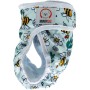 Підгузки для тварин MISOKO&CO багаторазові для собак-сук, з бджолами, XXL 1 шт. світло-блакитні (HAINMSK63946)